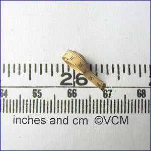 High Detail Tiny Detail Tape Measure Antique