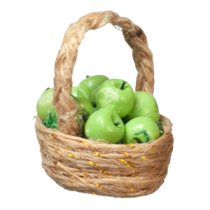 Green Apples In Basket