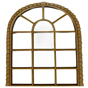 Book Nook Arched Window With Brick Surround