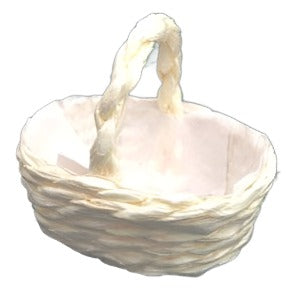 Oval Basket With Lining