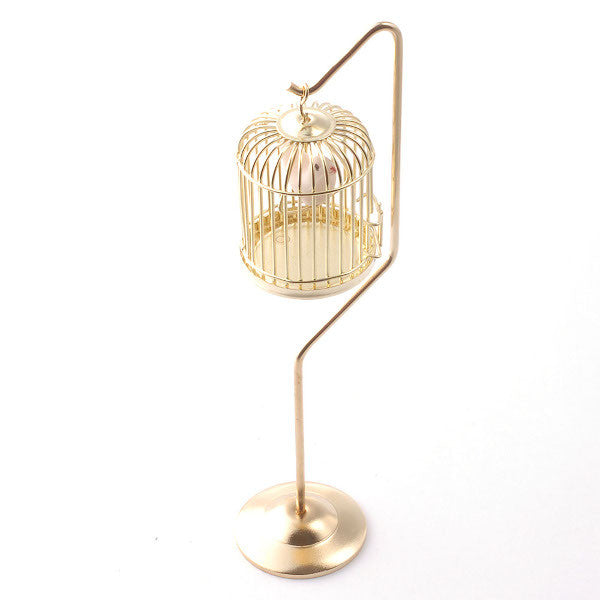 Gold Birdcage On A Stand