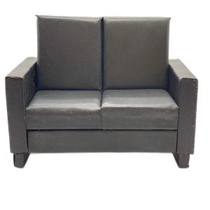 Black 2 Seater Couch