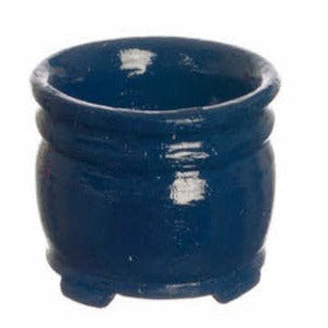 Small Round Pot Blue