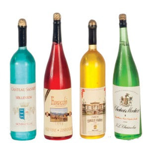 Wine Bottles Set of 4