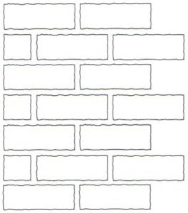 Stencil Sheet 'Old Brick'