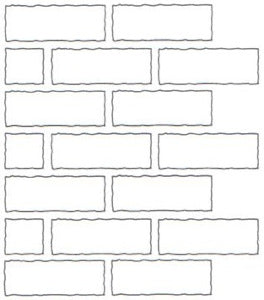 Stencil Sheet 'Old Brick'