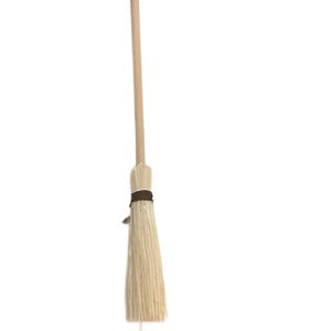 White Straw Broom