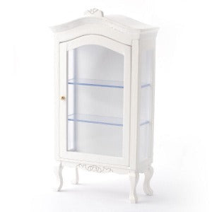 White Glass Cabinet