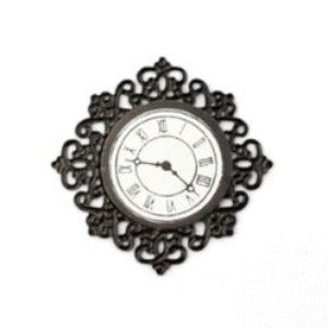 Black Fancy Wall Clock