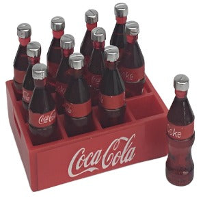 Crate Of Coca Cola With Removeable Bottles