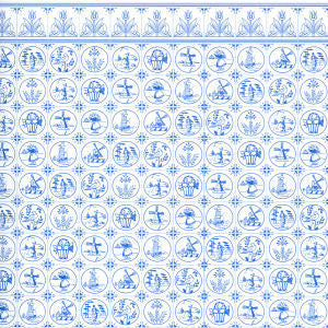 Dutch Tile Wallpaper Compact