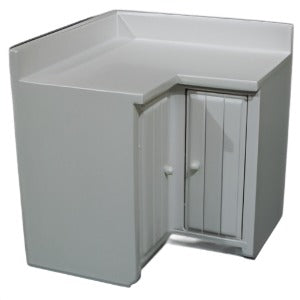 White Kitchen Corner Unit