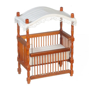 Canopy Crib Walnut