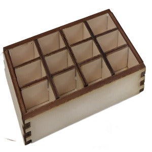 Set of 3 Crates With Dividers