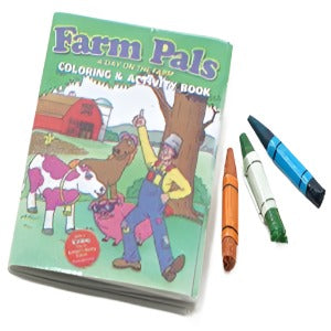 Colouring Book And Crayons