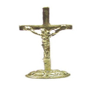 Gold Crucifix on A Stand