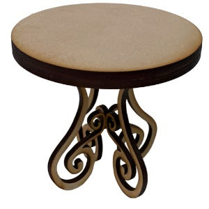 Round Table Kit With Curly Legs