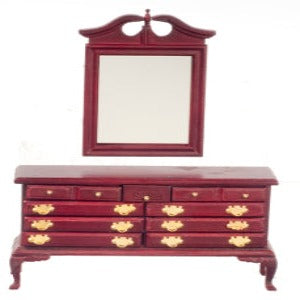 Mahogany Dresser With Mirror