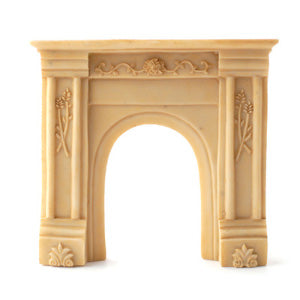 Antique Cream Fireplace