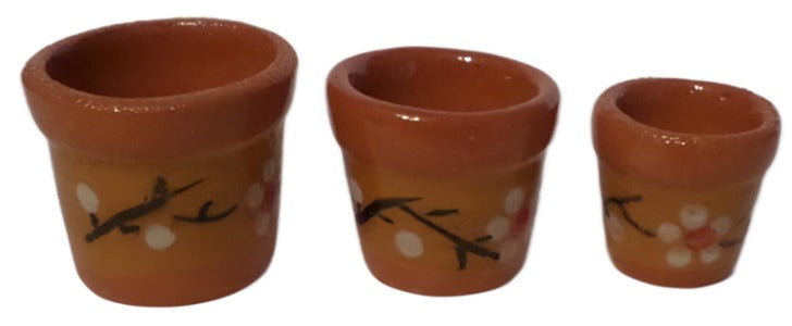 Terracotta Flower Pots Set of 3