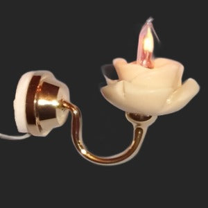 Wall Light Single Bulb Flower Holder