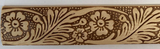 Wood Trim Flower Design