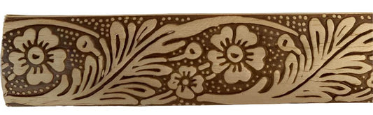 Wood Trim Flower Design