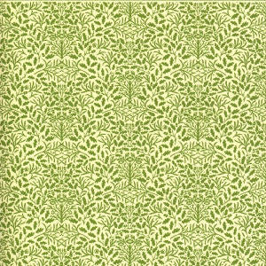 William Morris Green On Cream