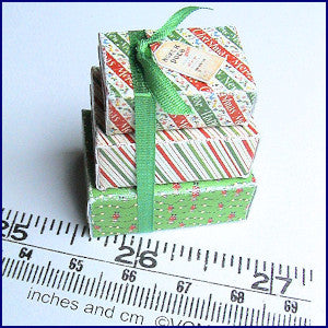 3 Christmas Boxes Kit Green