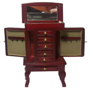 Jewellery Cabinet Mahogany