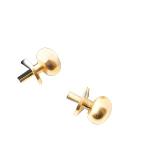 5mm Brass Door Knobs Pk 10