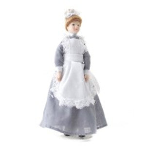 Porcelain Maid In Grey