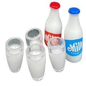 Milk Bottle And Glasses set 6 pcs