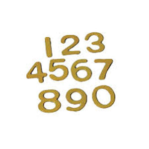 Brass House Numbers