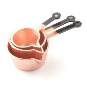 Copper Pouring Saucepans