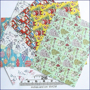 Christmas Wrapping Paper 6 Sheets