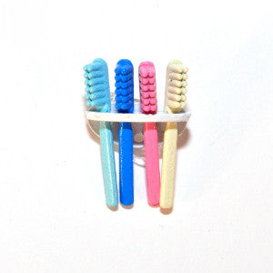 Toothbrushes And Rack