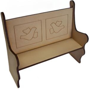 Church Pew Kit With Doves