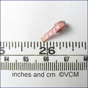 High Detail Tiny Tape Measure Pink