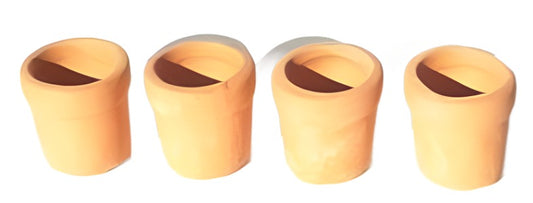 Terracotta Pots 4 pcs