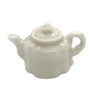 White Fancy Teapot