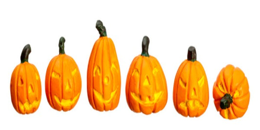Halloween Pumpkins Set Of 6
