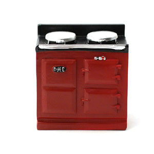 Red Aga Style Stove