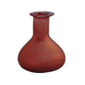 Glass Flask Red