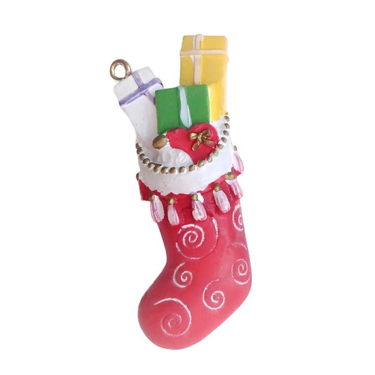 Red Filled Christmas Stocking