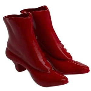 Ladies Red Boots