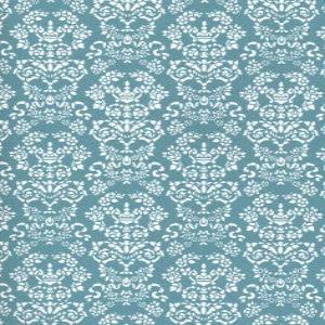 Renaissance White On Blue Wallpaper