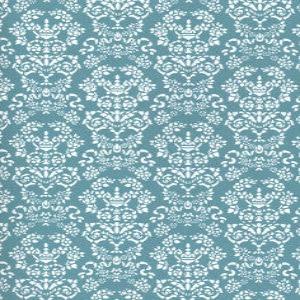 Renaissance White On Blue Wallpaper