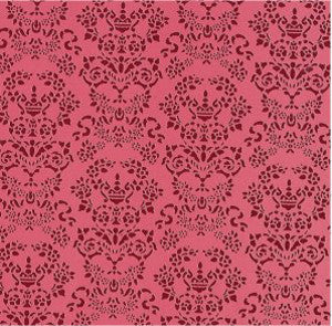 Renaissance Red On Red Wallpaper