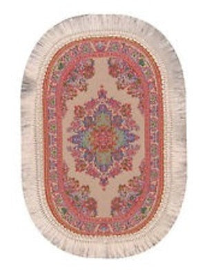 Oval Turkish Pink Rug